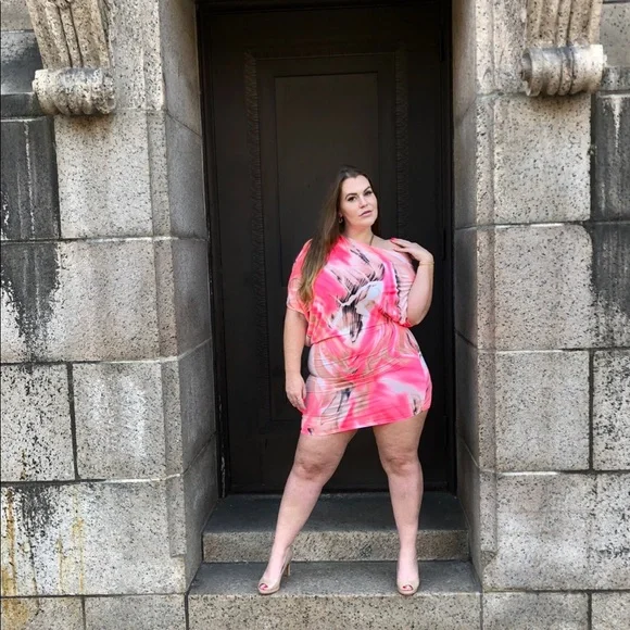 pink plus size dress fashion nova Plus Size Nova Mini Dress